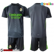 Otroške Nogometnih dresov Real Madrid Vratar Tretji 2025-26 Kratki rokavi (+ hlače)